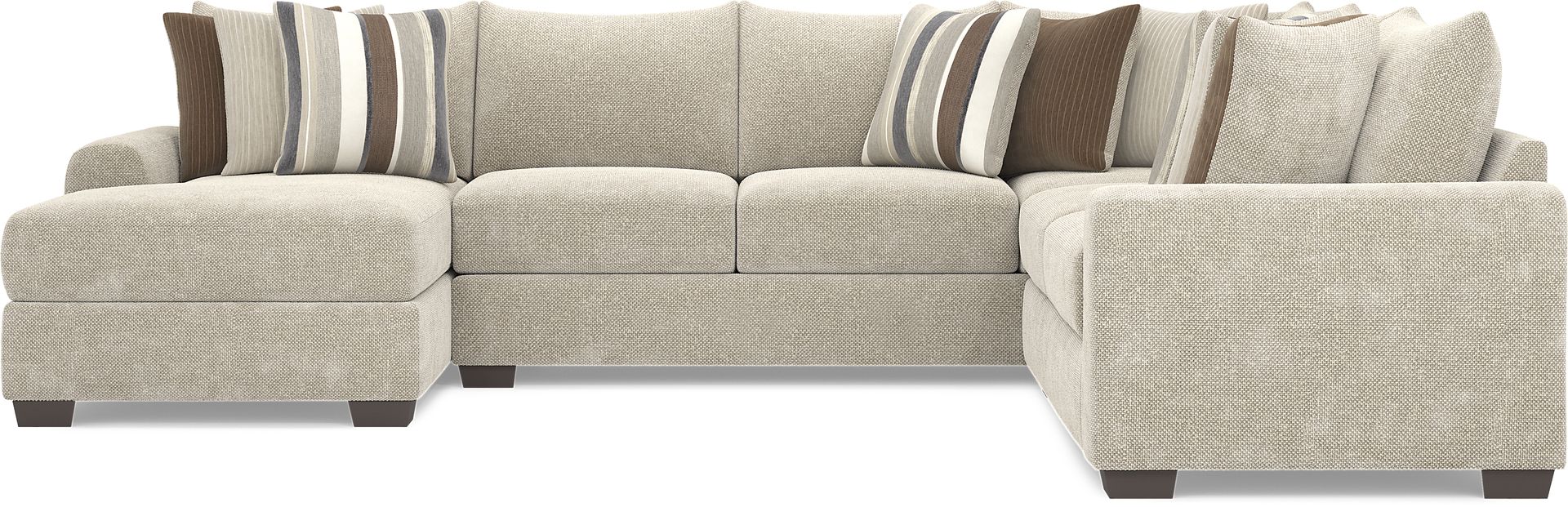 Martin Brown 3 Pc Sectional - Image 3