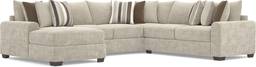 3 pc left arm chaise sectional