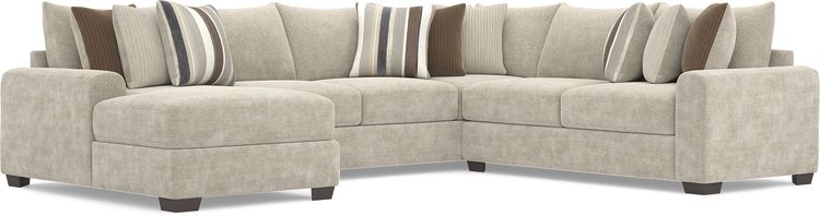3 pc left arm chaise sectional