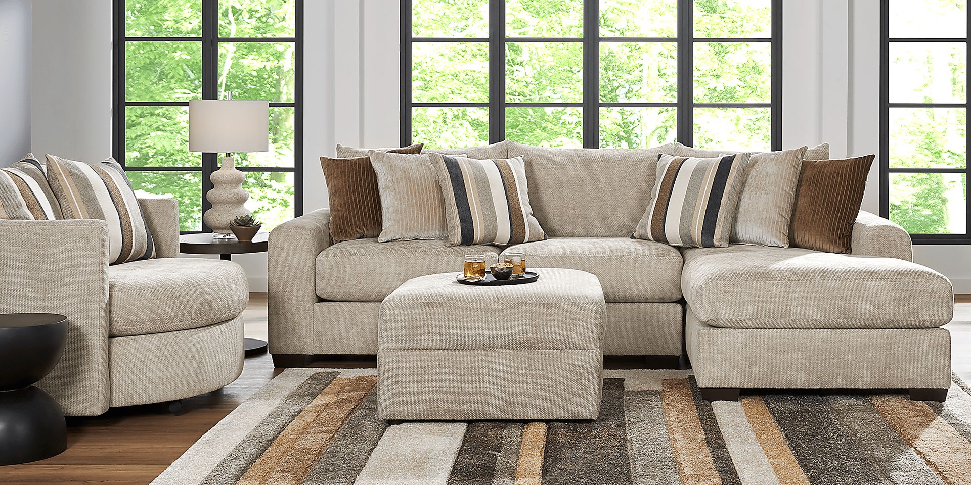 Martin Brown 2 Pc Sectional - Image 3