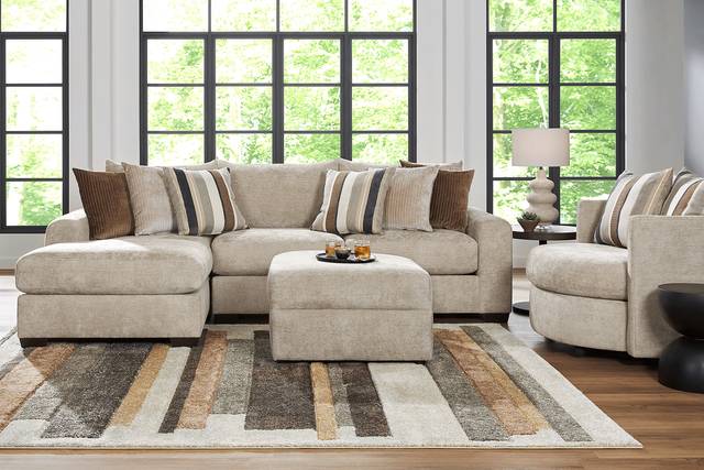 Martin Brown 5 Pc Sectional Living Room - Thumbnail - Image 1