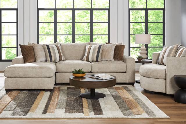 Martin Brown 5 Pc Sectional Living Room - Thumbnail - Image 1