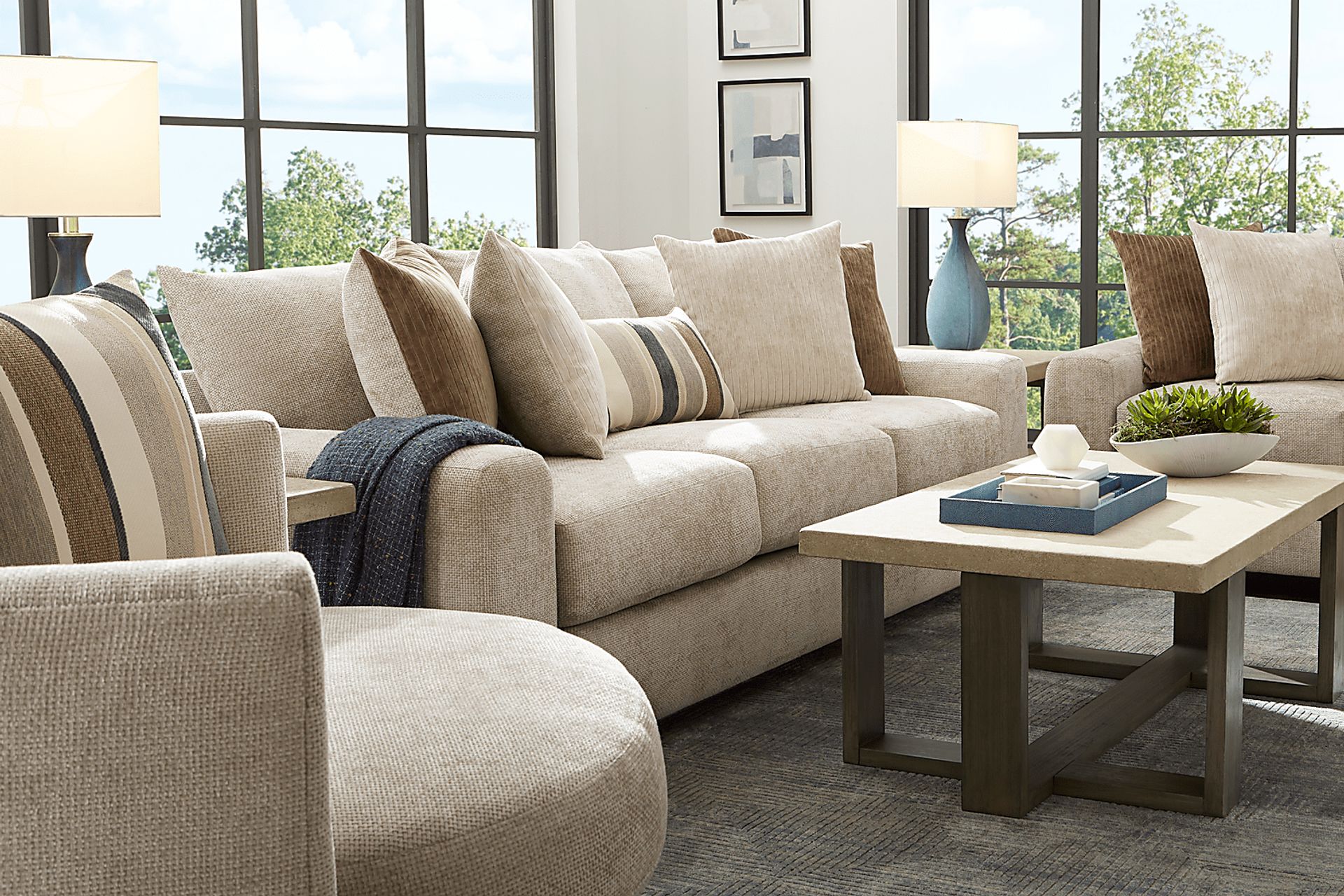 Martin Brown Gel Foam Sleeper Sofa - Image 4