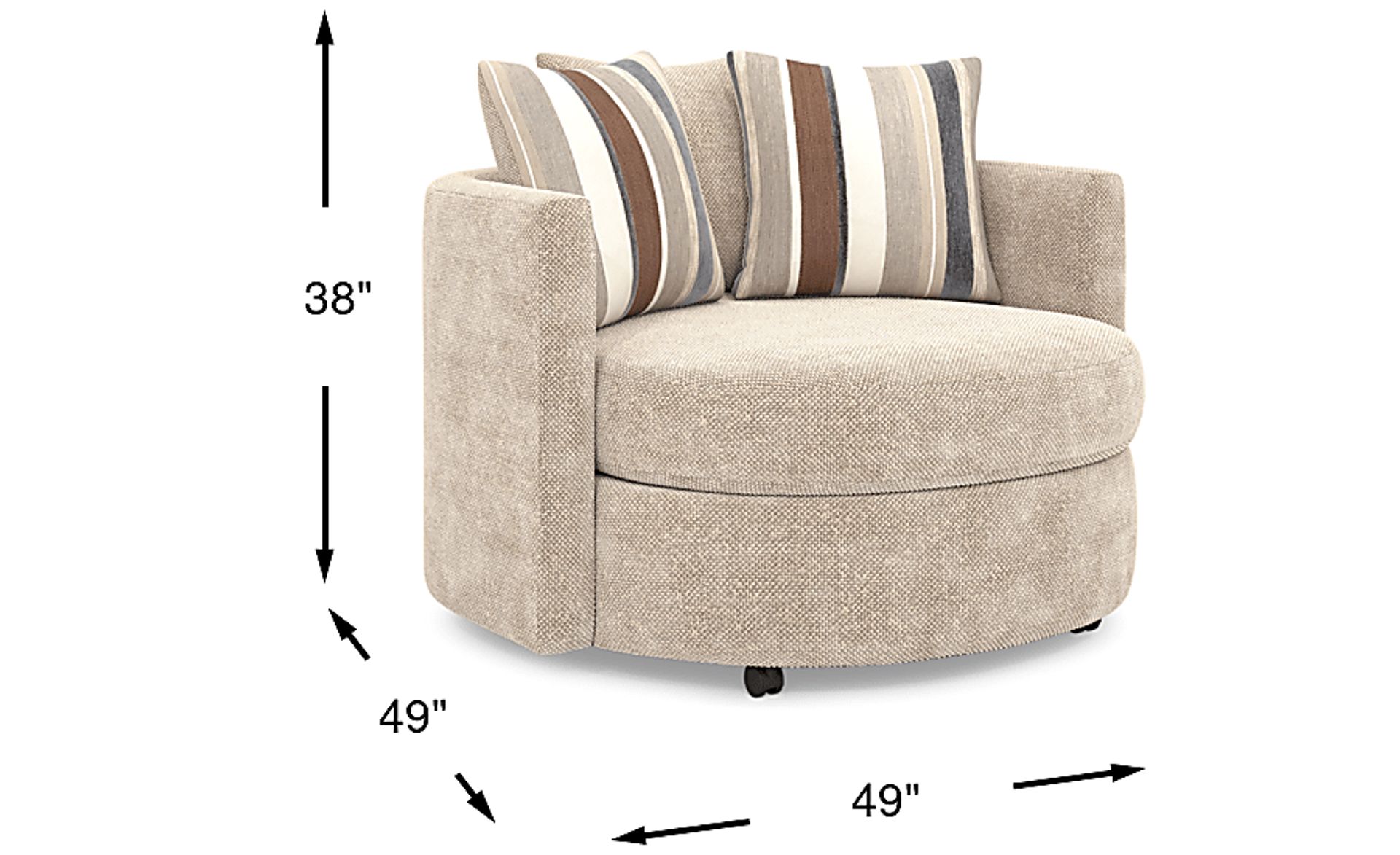 Dimension Image. Please refer to the Dimension Tab on this page for dimension details.