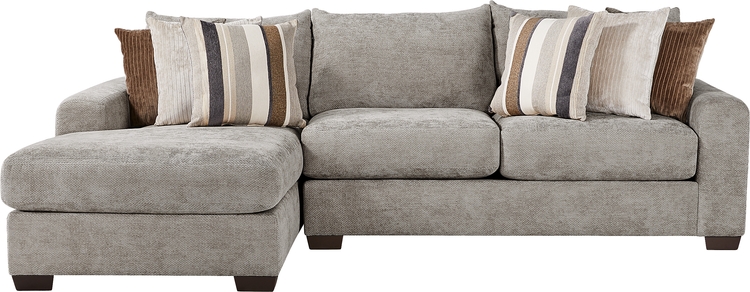 2 pc left arm chaise sectional