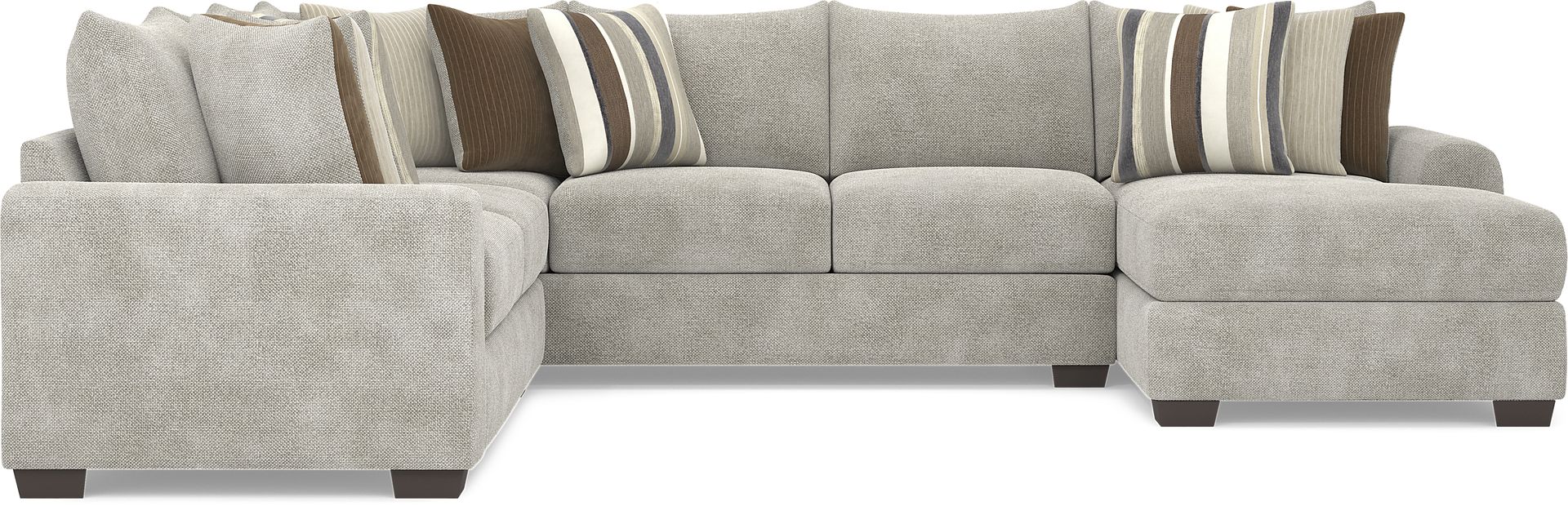 Martin Gray 6 Pc Sectional Living Room - Image 3