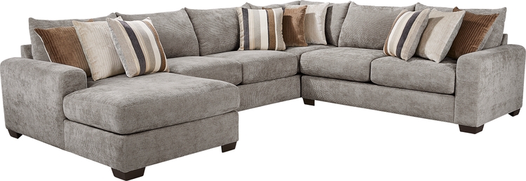 3 pc left arm chaise sectional