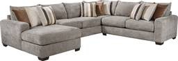 3 pc left arm chaise sectional