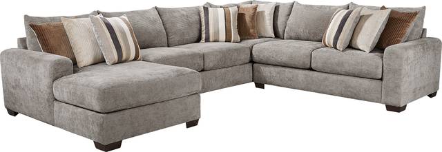 Martin Gray 3 Pc Sectional - Thumbnail - Image 1