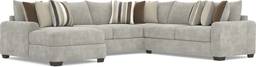 3 pc left arm chaise sectional