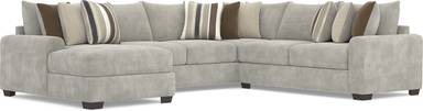 3 pc left arm chaise sectional