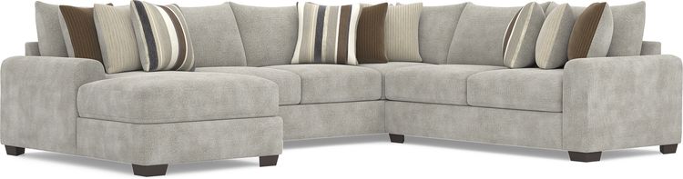 3 pc left arm chaise sectional