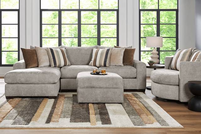 Martin Gray 5 Pc Sectional Living Room - Thumbnail - Image 1