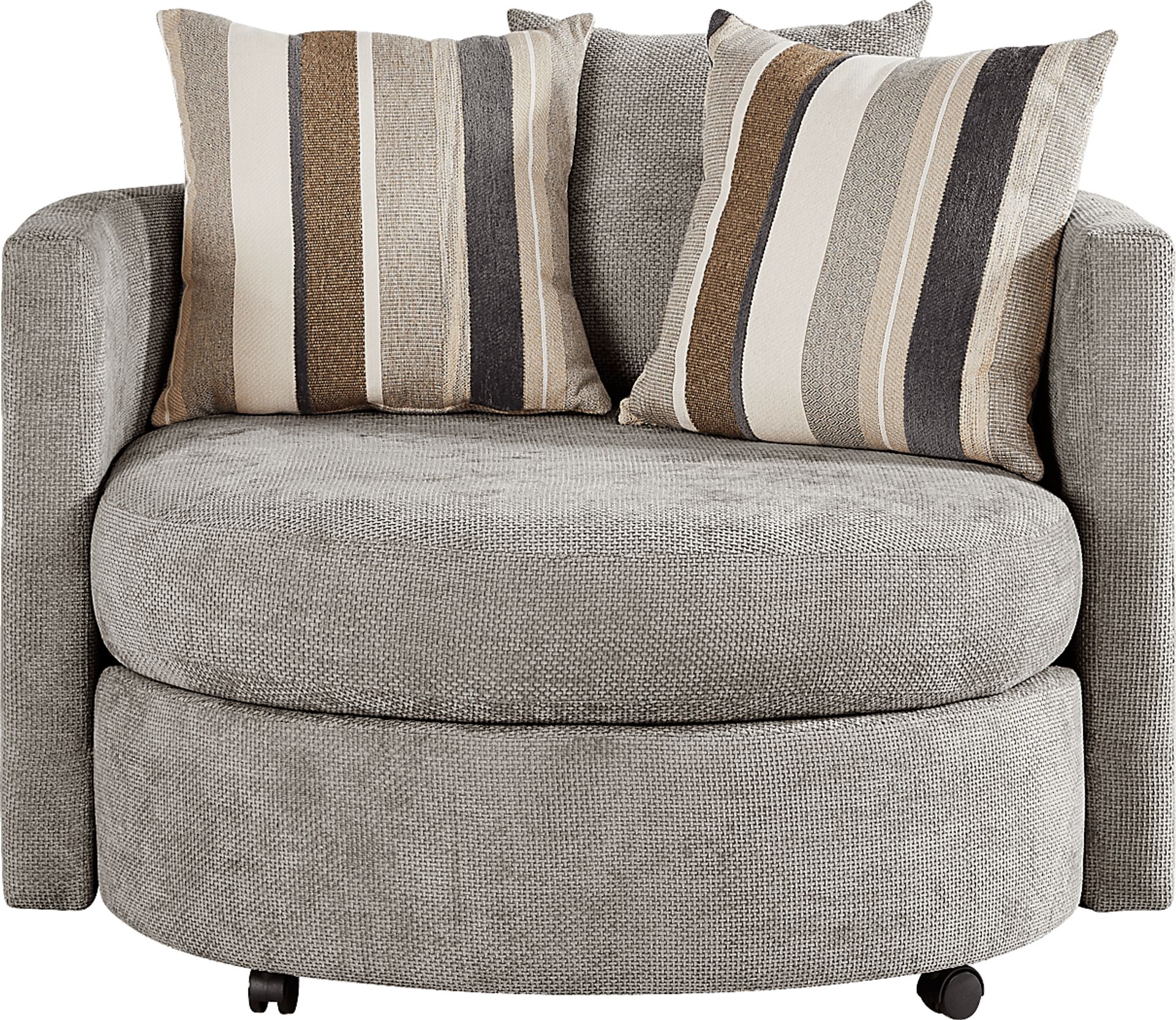 Martin Gray Swivel Chair - Image 2