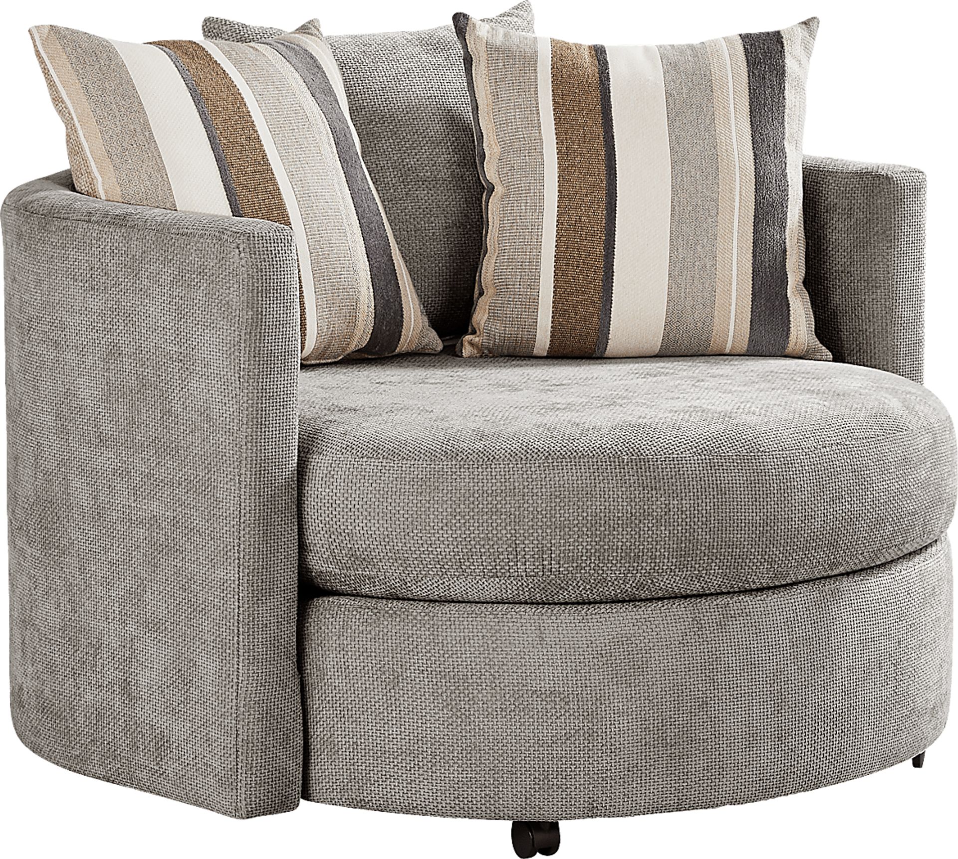 Martin Gray Swivel Chair - Image 1
