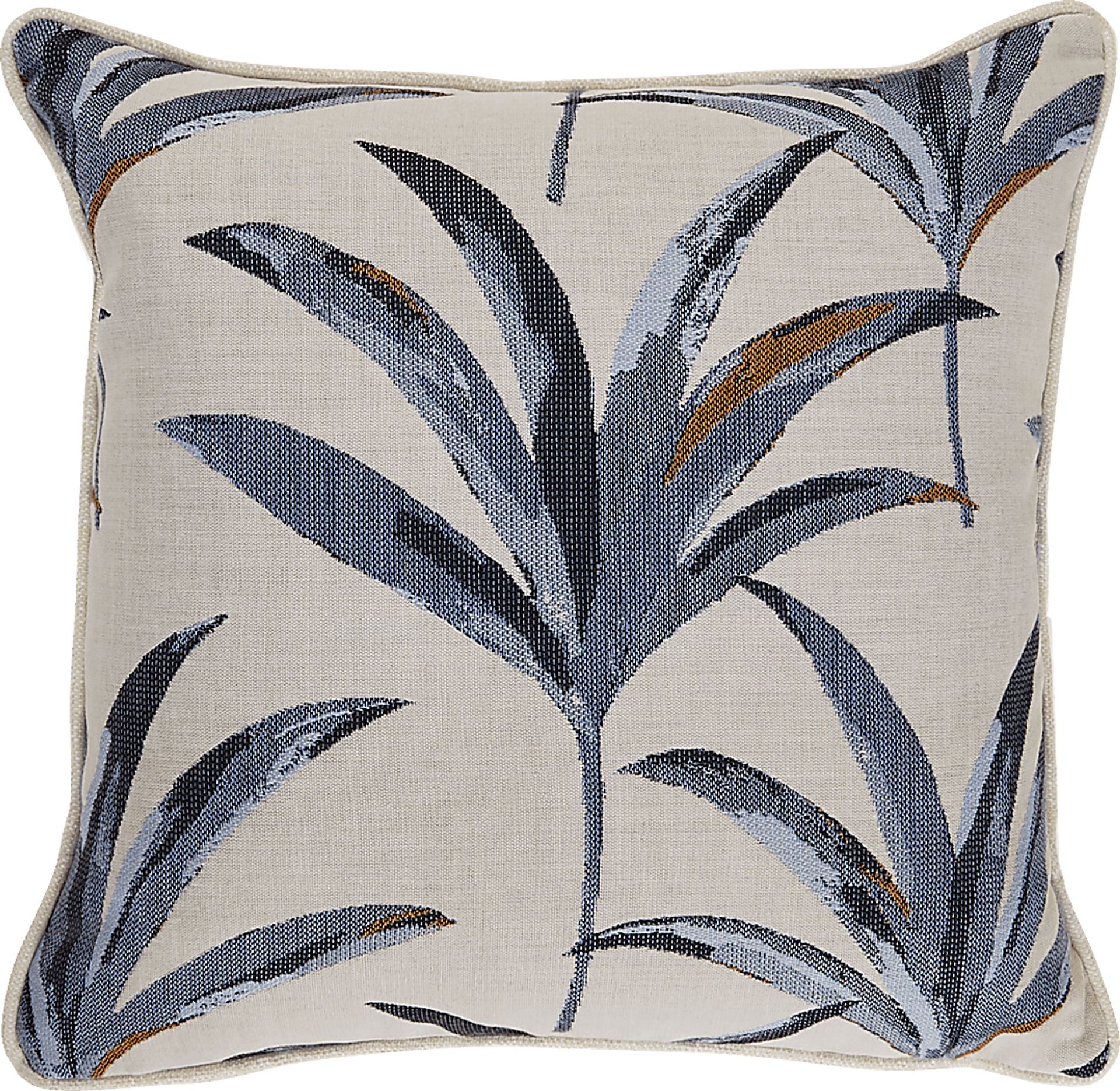 Martinique Beach Blue Indoor/Outdoor Accent Pillows, Set of Two - Image 2