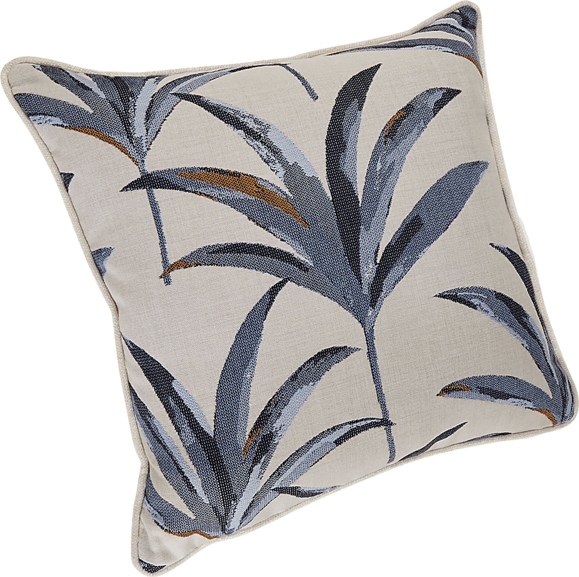 Martinique Beach Blue Indoor/Outdoor Accent Pillows, Set of Two - Image 3