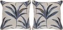 Martinique Beach Blue Indoor/Outdoor Accent Pillows, Set of Two