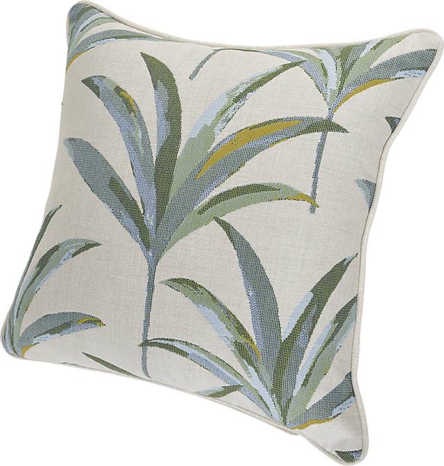 Martinique Tropics Celadon Indoor/Outdoor Accent Pillow, Set of 2 - Thumbnail - Image 3