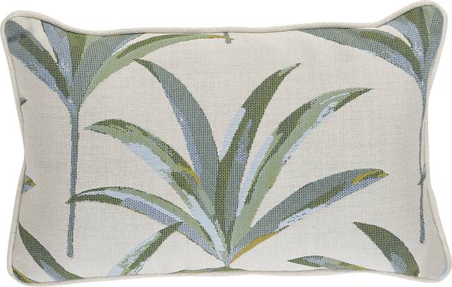 Martinique Tropics Celadon Indoor/Outdoor Accent Pillow - Thumbnail - Image 1