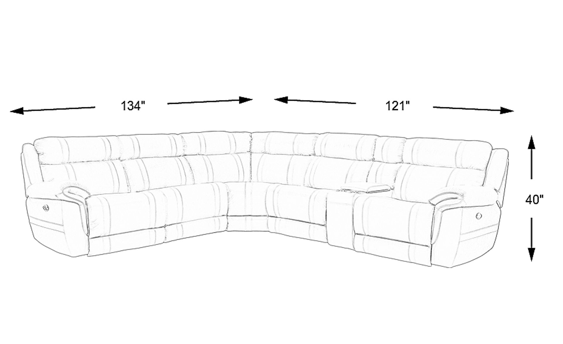 Dimension Image. Please refer to the Dimension Tab on this page for dimension details.