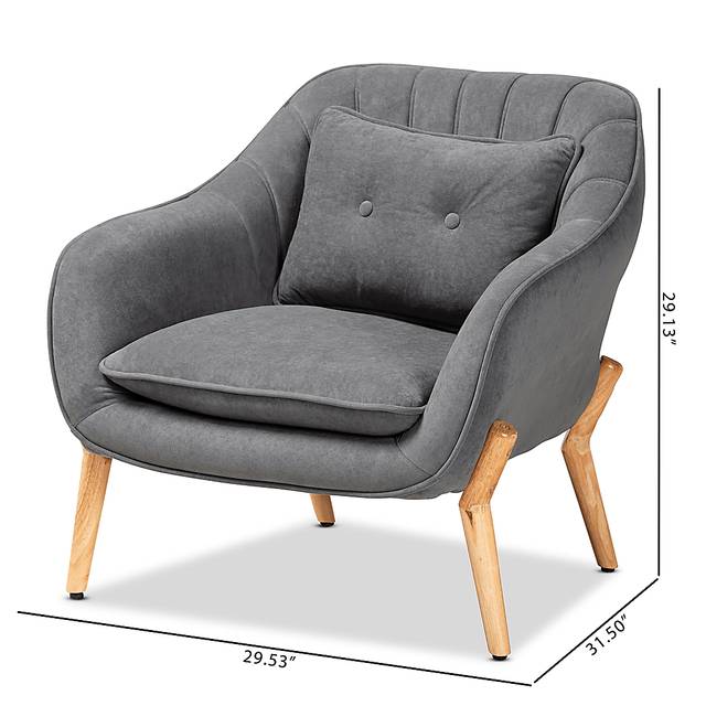 Martinsson Gray Accent Chair - Thumbnail - Image 10