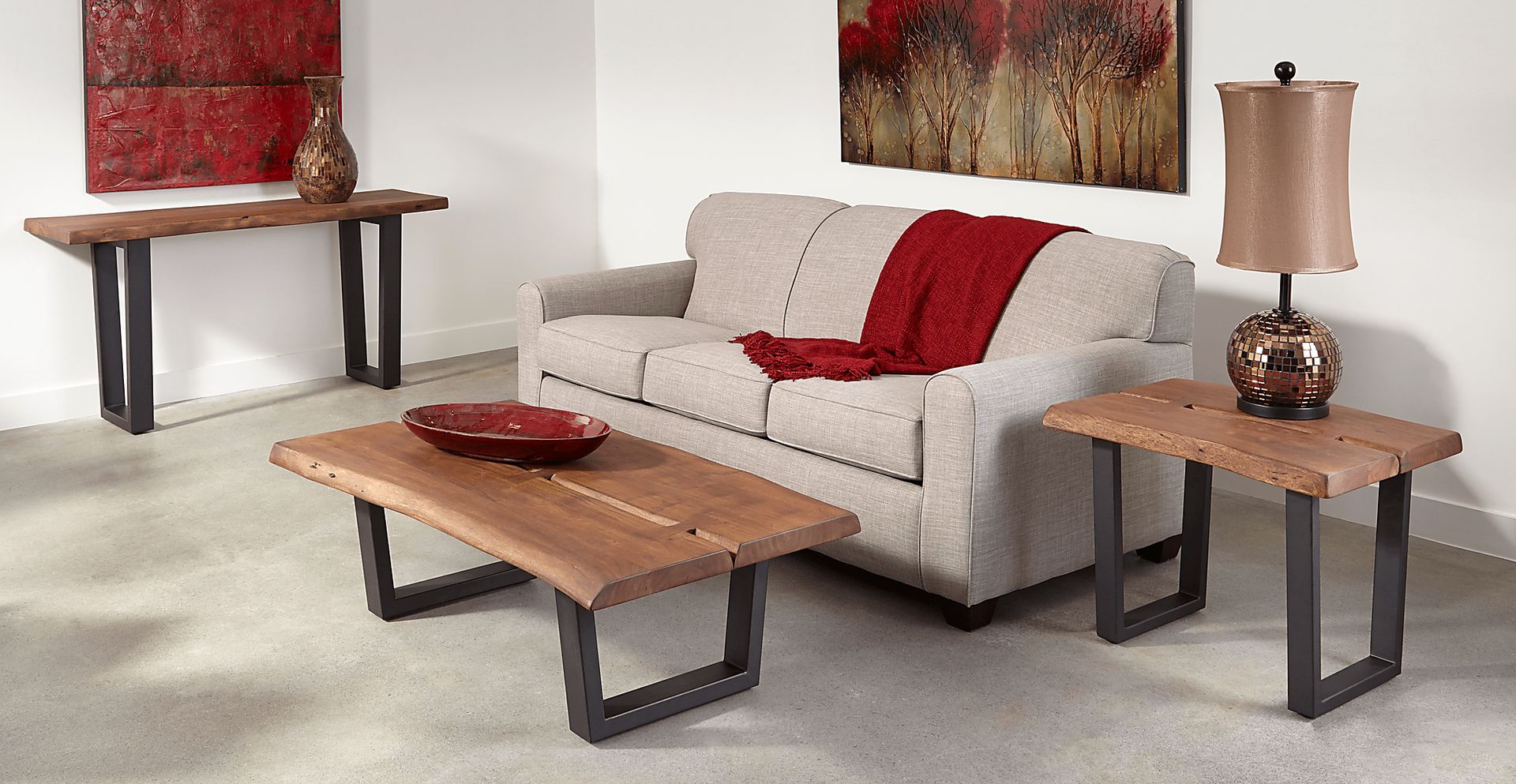 Martinwood Brown Sofa Table - Image 4