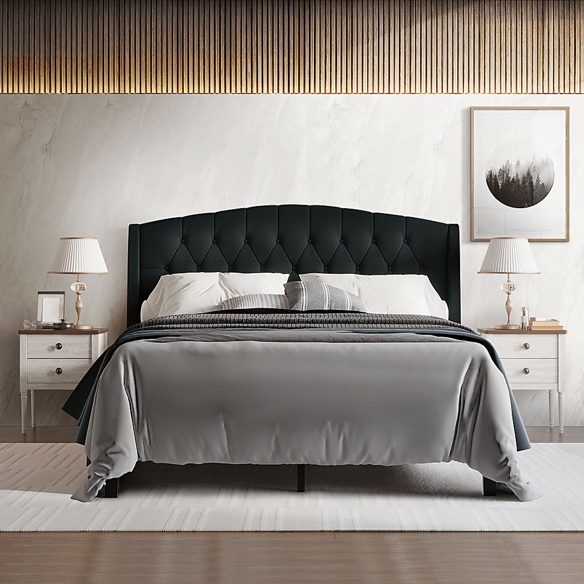 Martway Charcoal 3 PC Queen Bedroom Set - Image 2