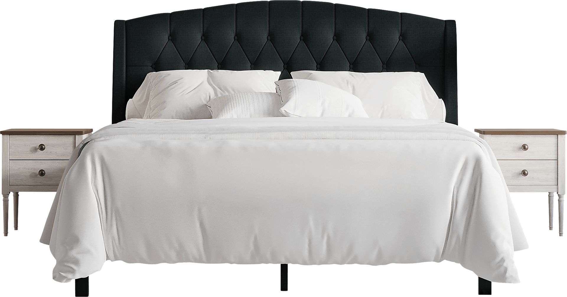 Martway Charcoal 3 PC Queen Bedroom Set - Image 1