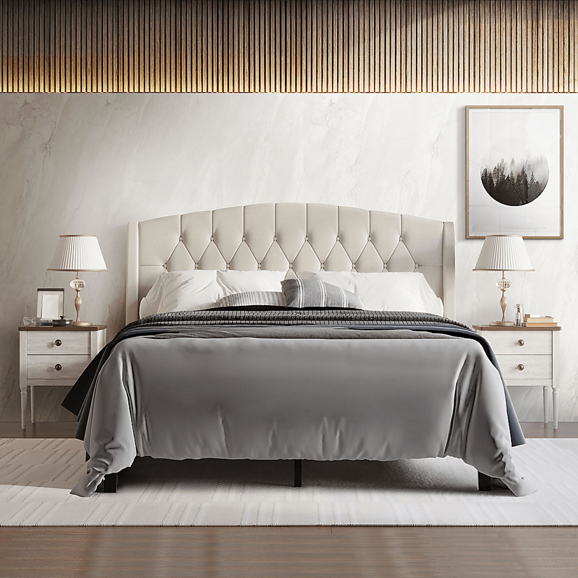 Stella 6 Piece Full Storage Bedroom - Charcoal Stella 6 Piece Full Storage Bedroom - Charcoal