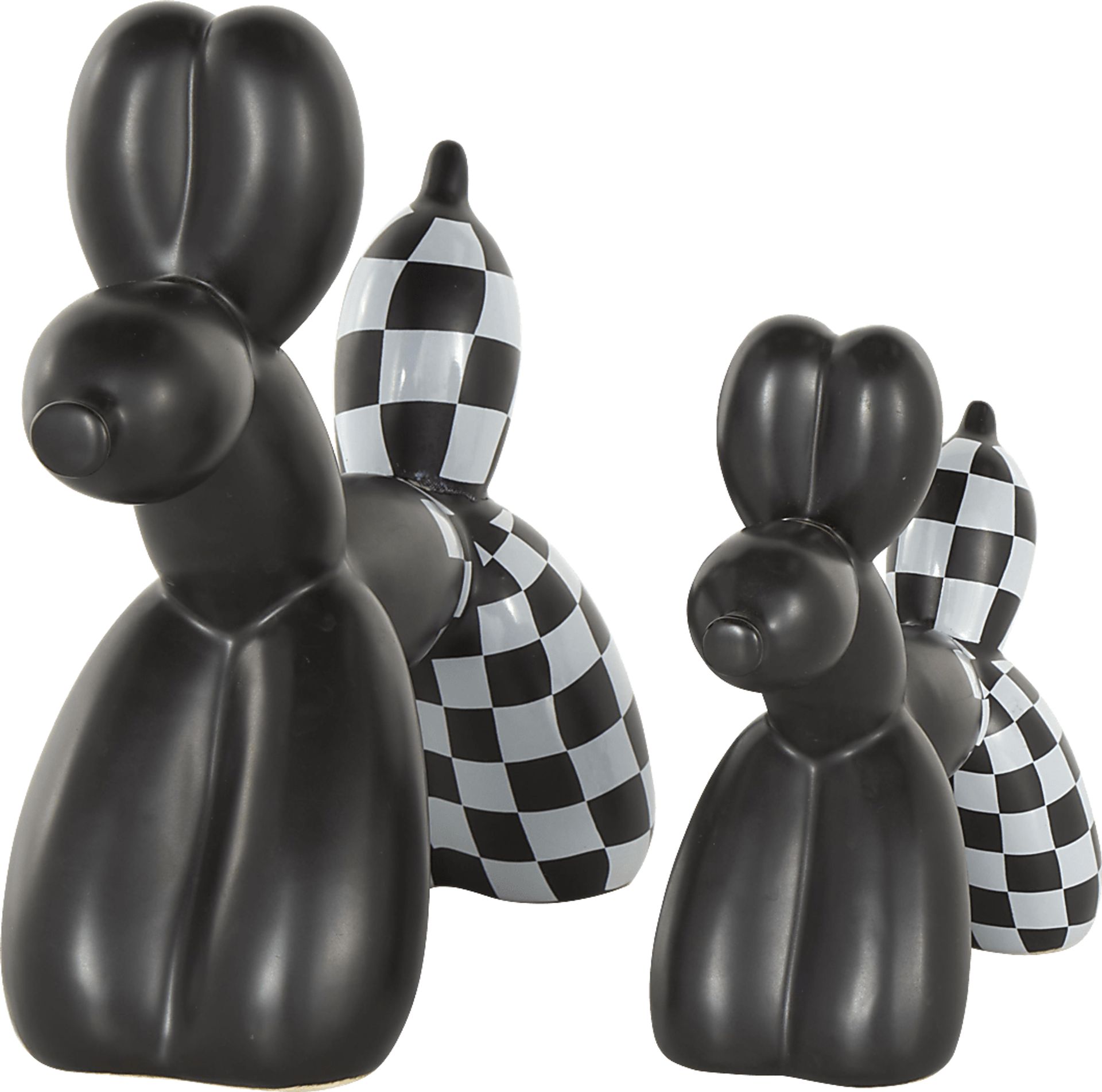 Maruc Black Sculpture, Set of 2 - Image 6