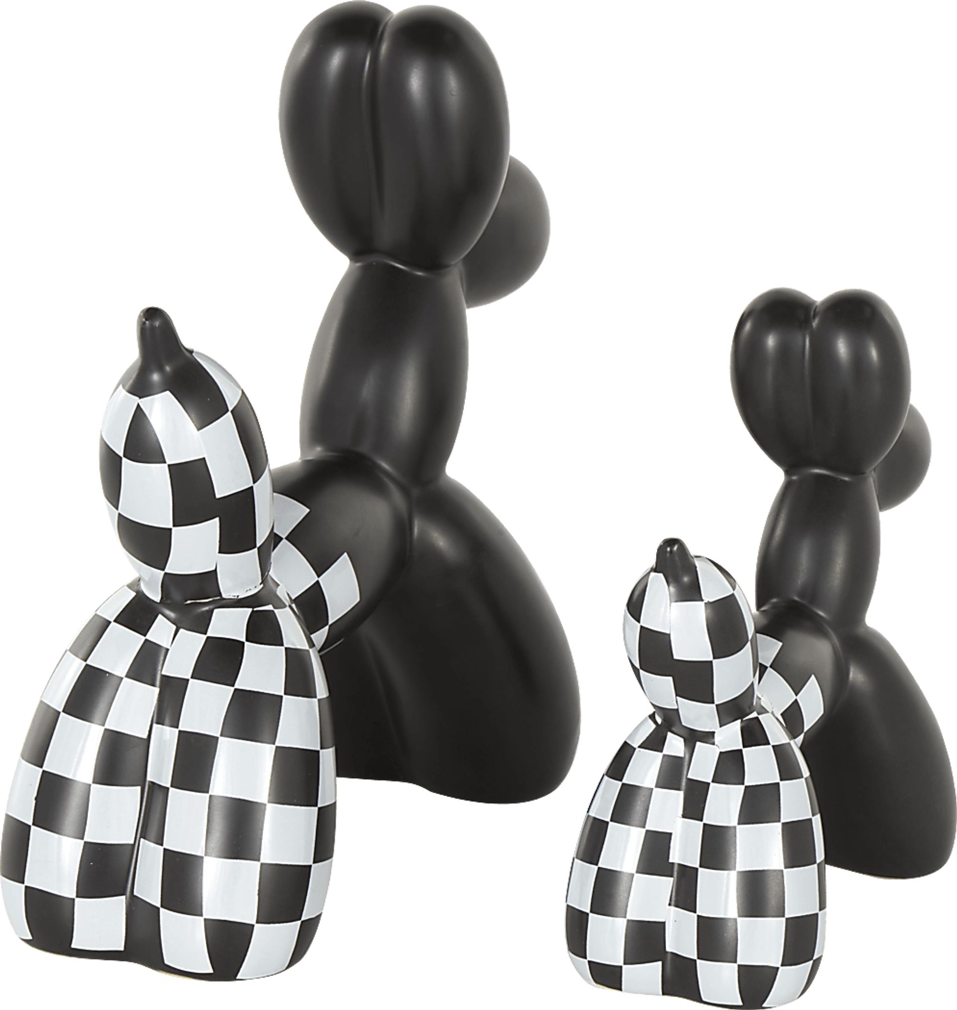 Maruc Black Sculpture, Set of 2 - Image 8