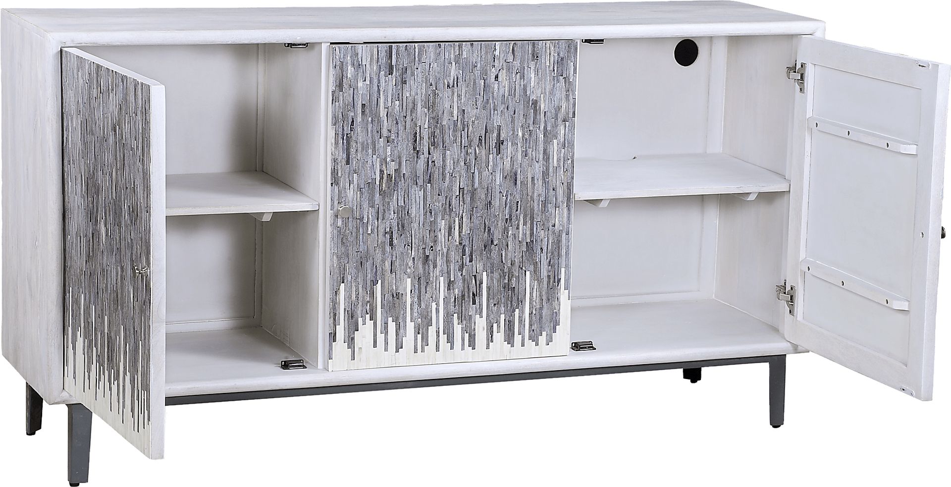Marvaling White Credenza - Image 6
