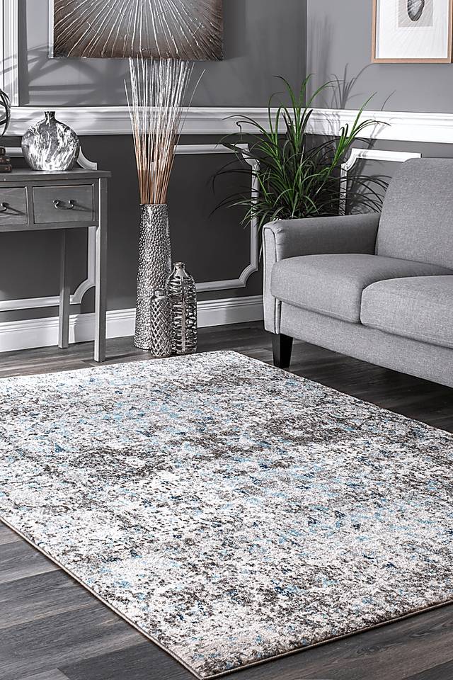 Marvan Blue 5' x 8' Rug - Thumbnail - Image 2