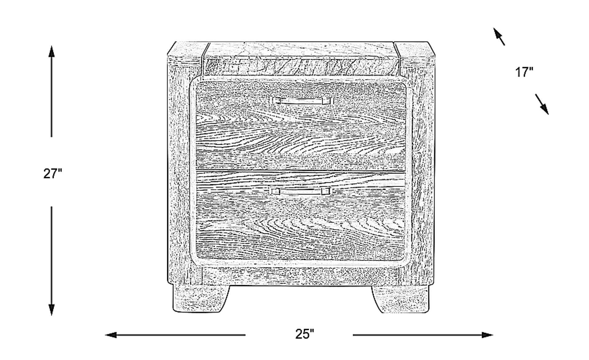Dimension Image. Please refer to the Dimension Tab on this page for dimension details.
