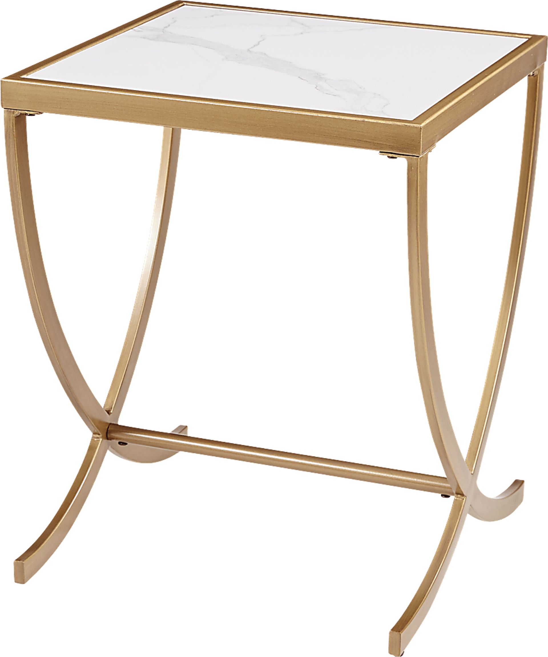 Marwede White End Table - Image 3