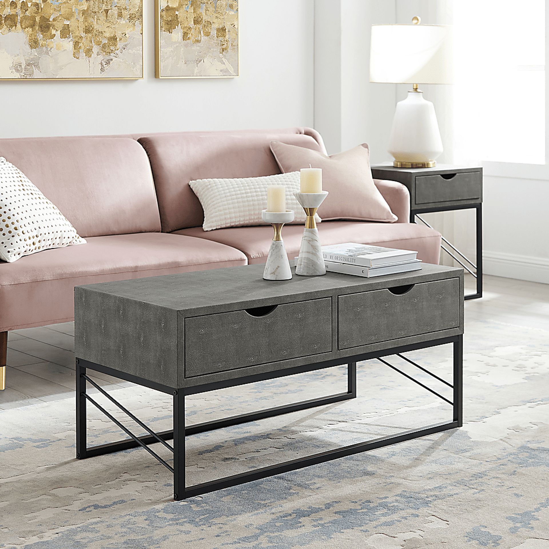 Marwill Gray Cocktail Table - Image 5