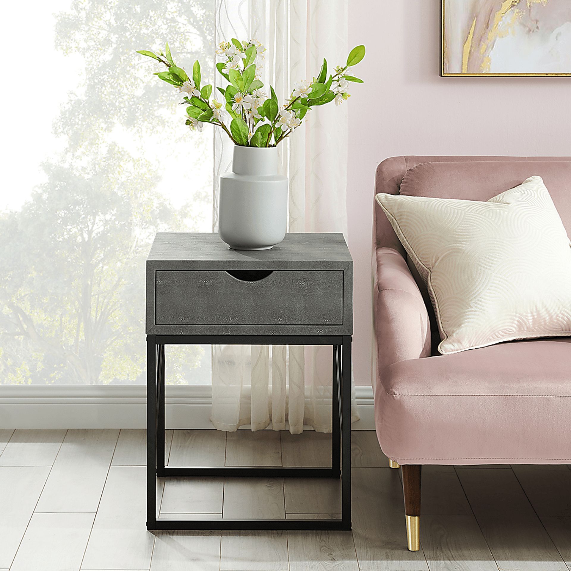 Marwill Gray Side Table - Image 4