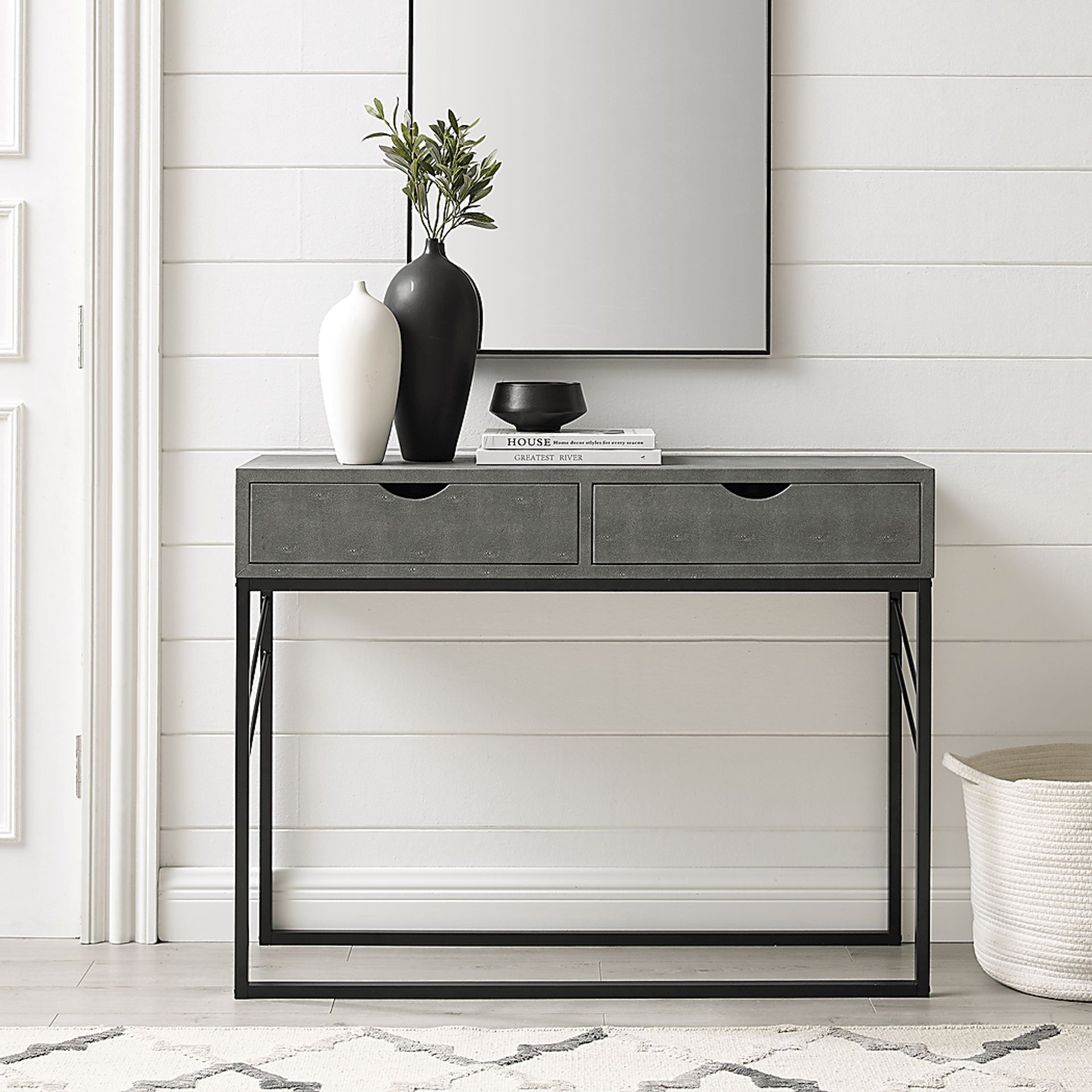 Marwill Gray Sofa Table - Image 5