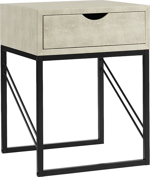 Marwill White Side Table - Thumbnail - Image 1