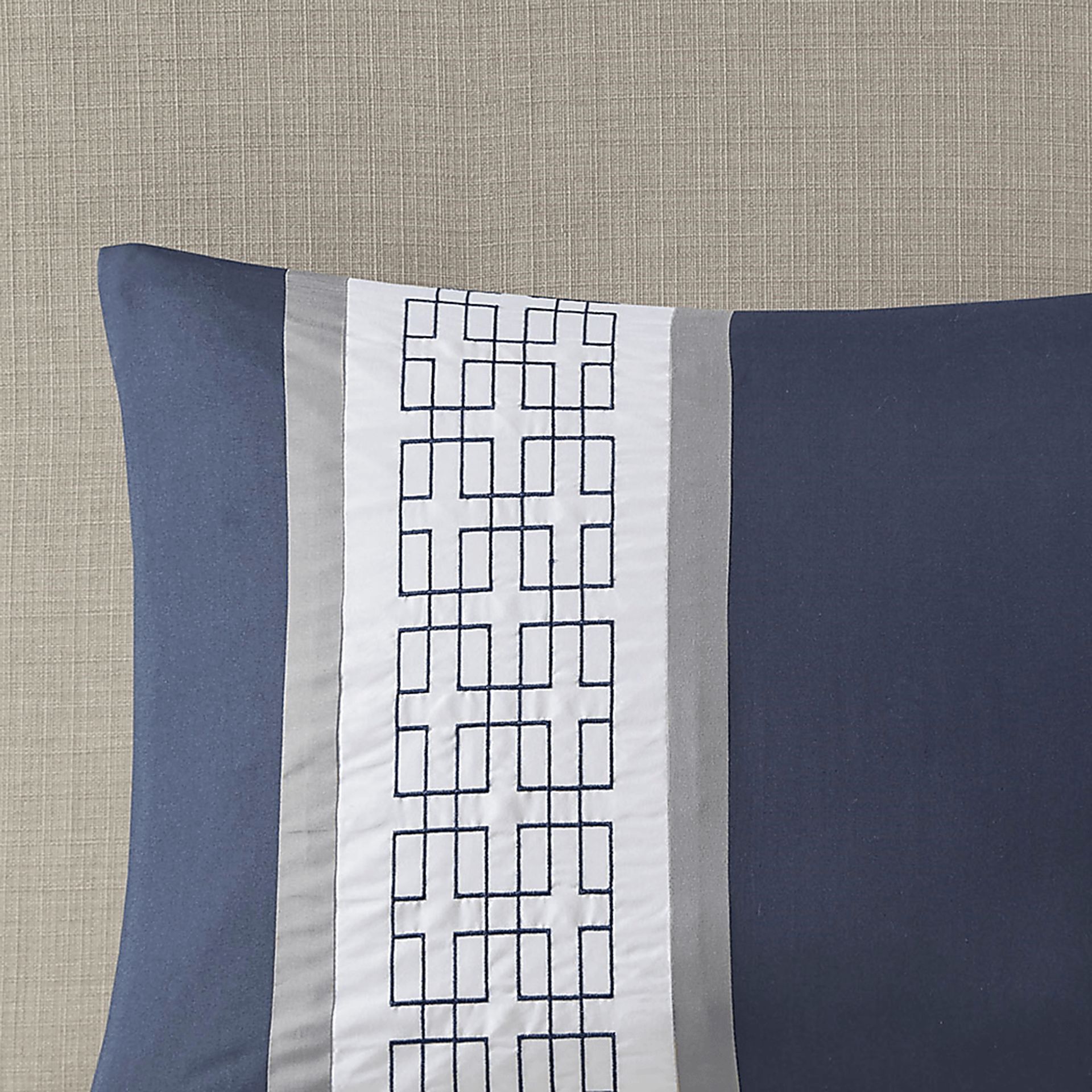Marwin Blue 8pc Cal King Comforter Set - Image 16