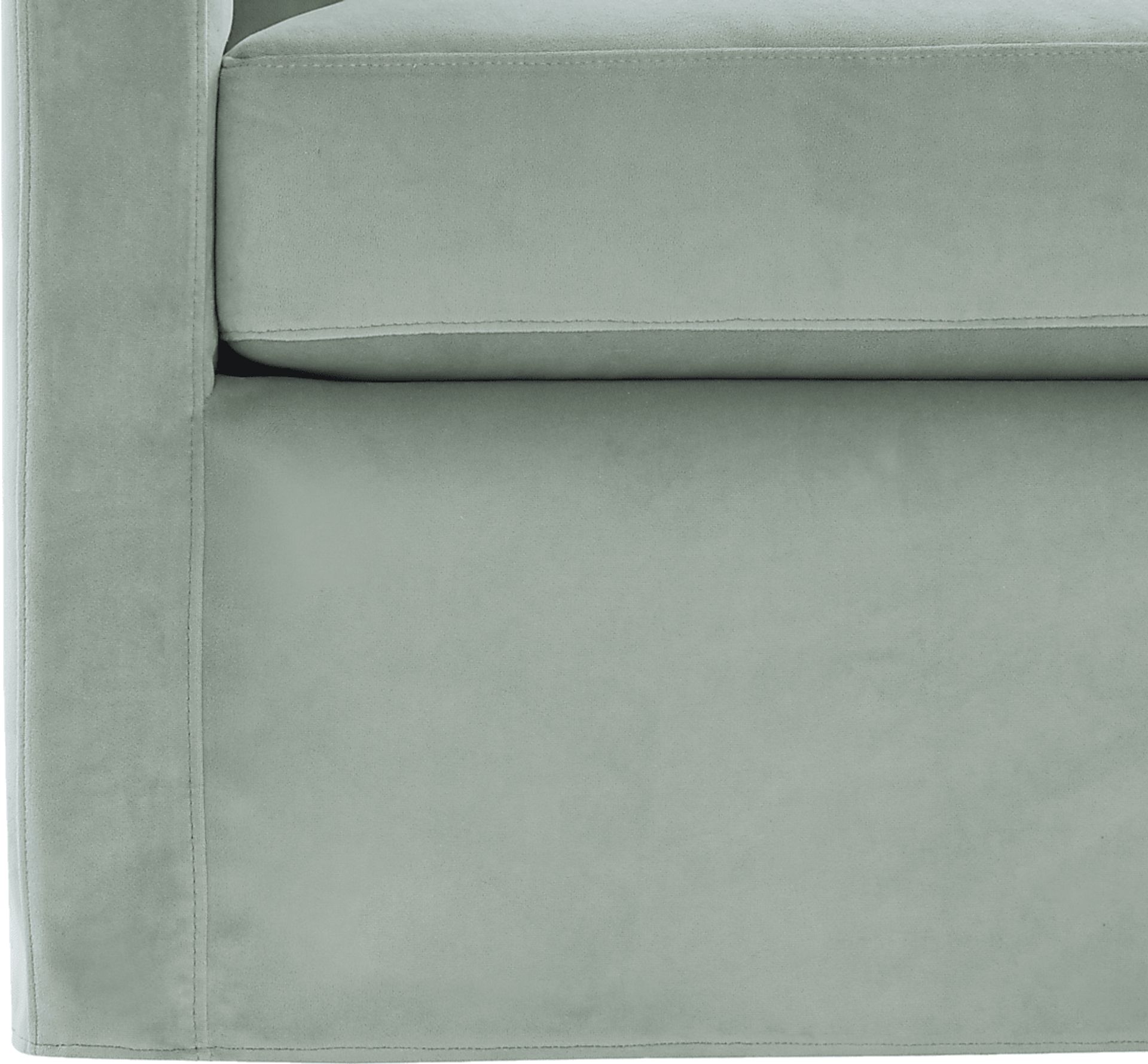 Mary Lou Green Slipcover Swivel Glider - Image 5