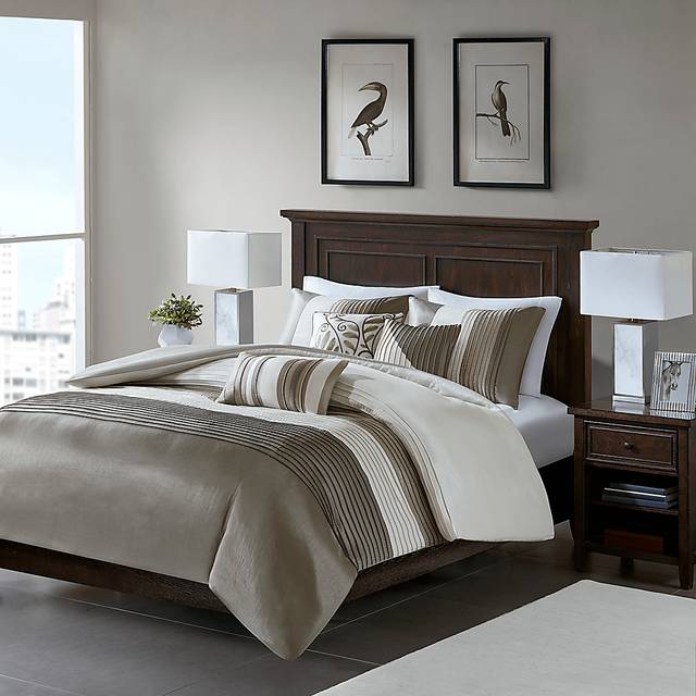 Maryn Natural 6 Pc Queen Duvet Set - Thumbnail - Image 2