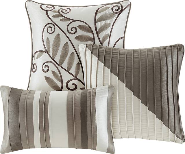 Maryn Natural 6 Pc Queen Duvet Set - Thumbnail - Image 5