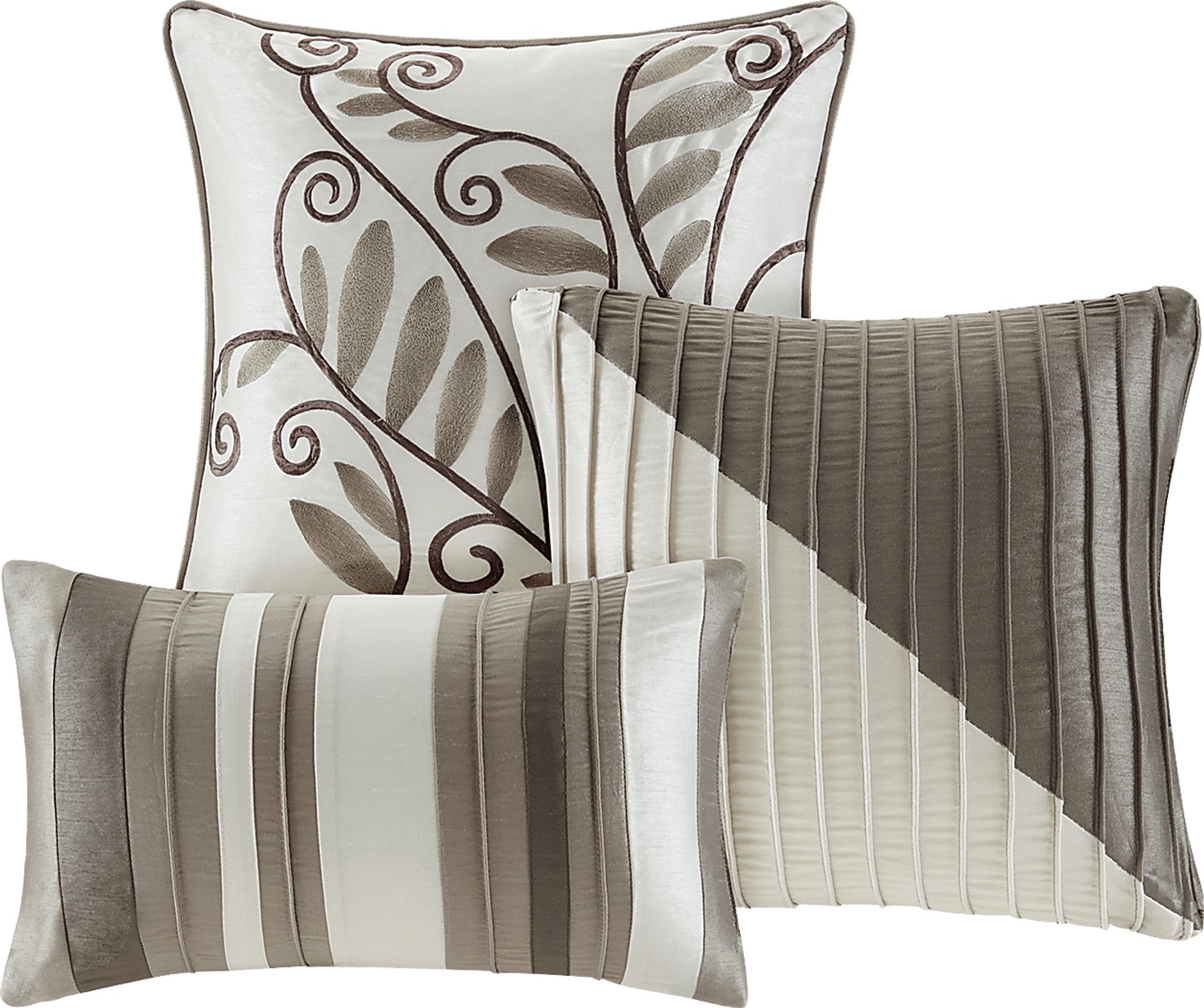 Maryn Natural 6 Pc Queen Duvet Set - Image 5