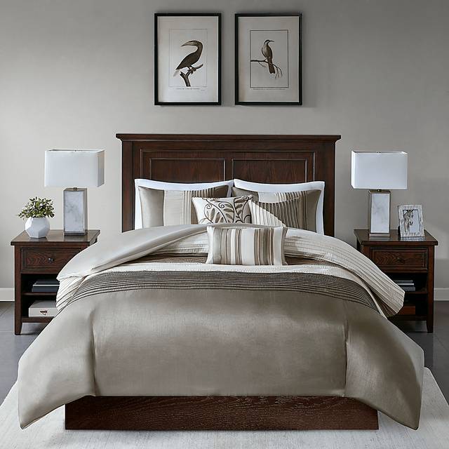 Maryn Natural 6 Pc Queen Duvet Set - Thumbnail - Image 1
