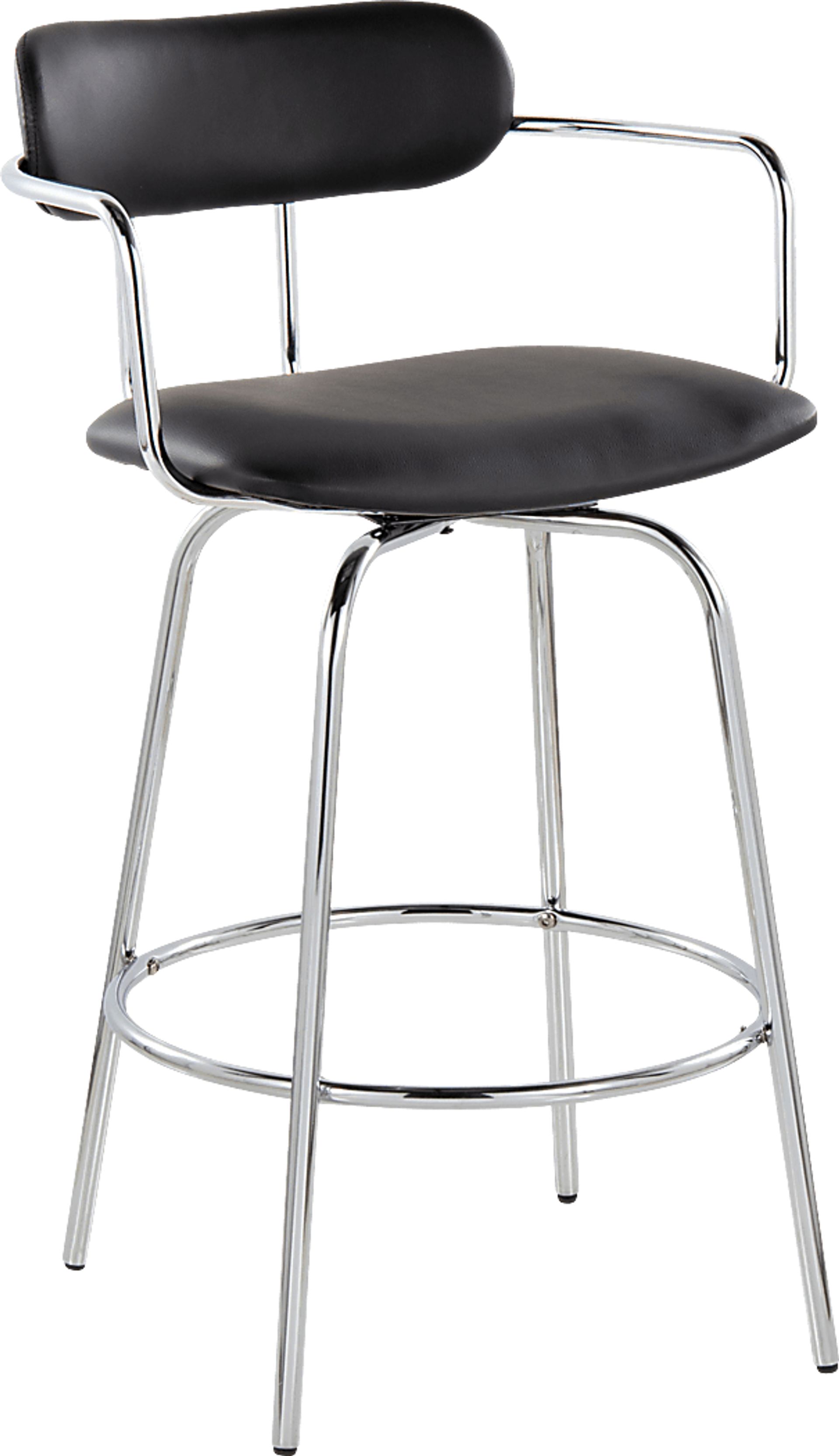 Marysa Black Counter Height Stool, Set of 2 - Image 4