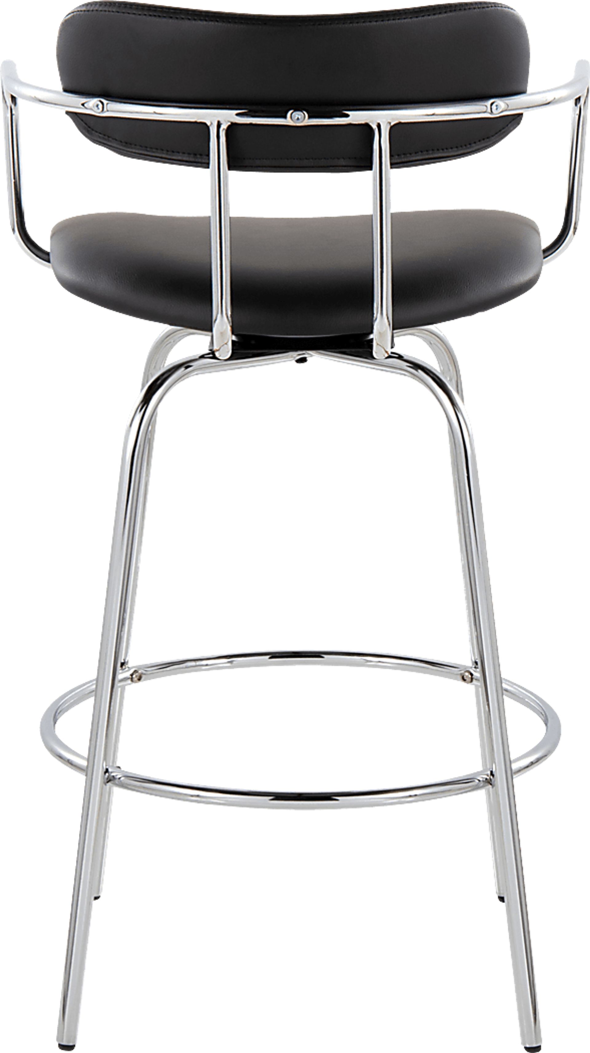 Marysa Black Counter Height Stool, Set of 2 - Image 7