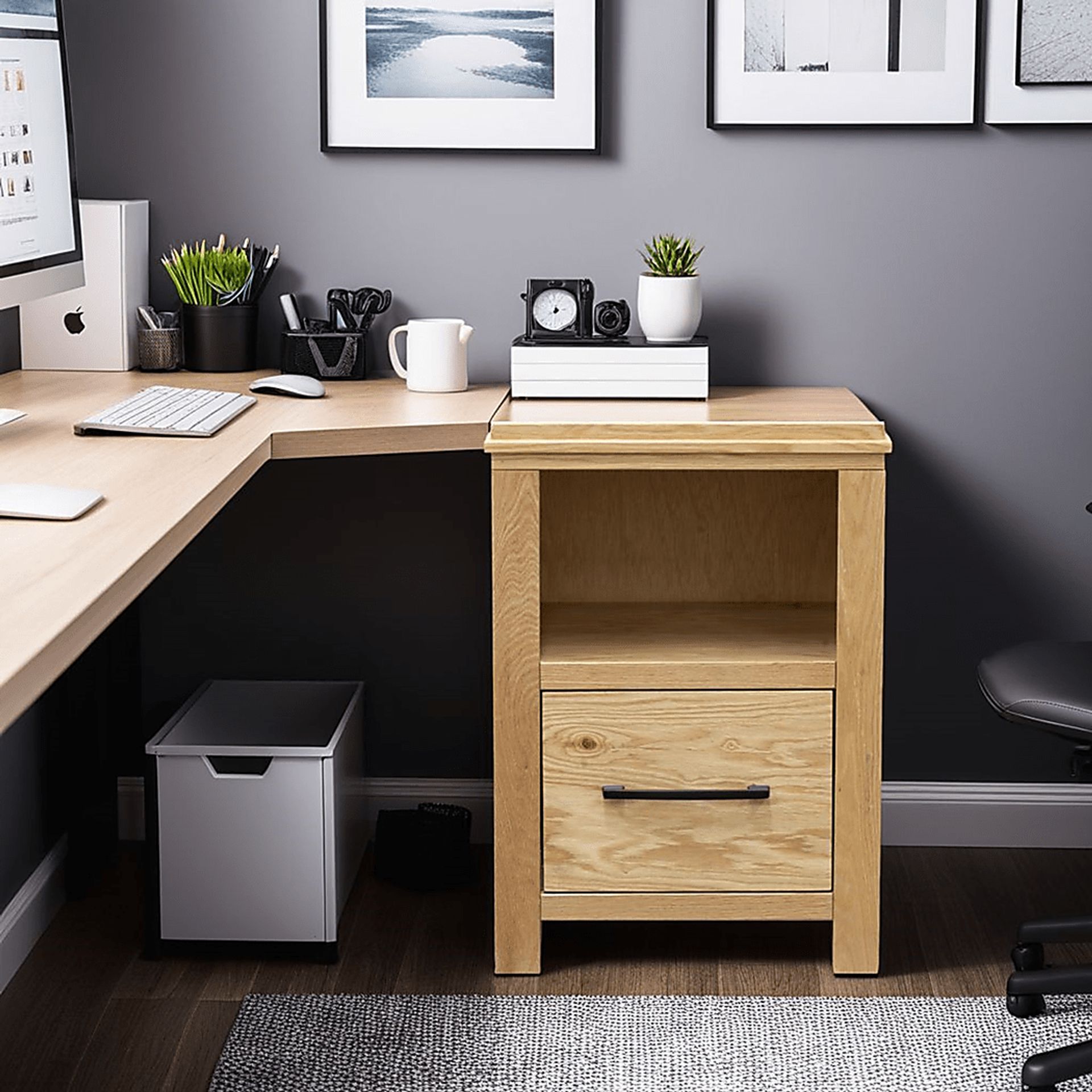 Mascen Natural File Cabinet - Image 2