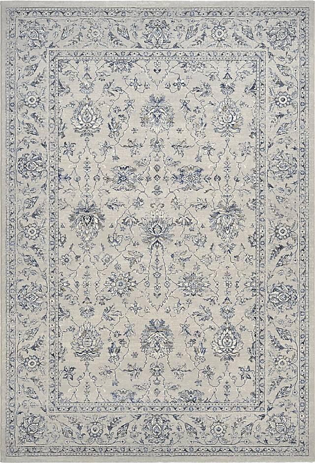 Mashad Gray 3'11 x 5'3 Rug - Thumbnail - Image 1